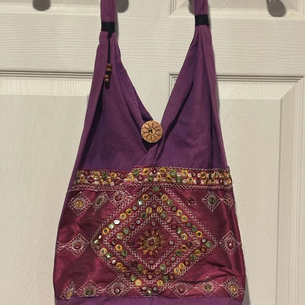 Indian Embroidered Hobo Shoulder Bag